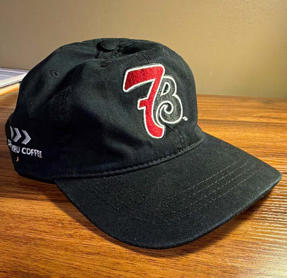 7Brew coffee cap America Black Cotton Twill Baseball Cap Strapback Adjustable